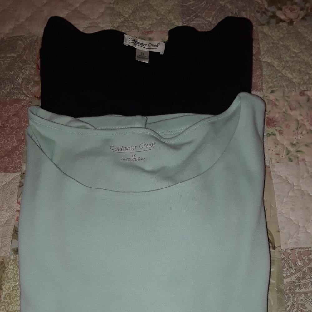 2 Coldwater Creek, Scoop Neck Pullover Tops